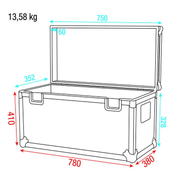 SHOWGEAR D7422B Stackcase 3