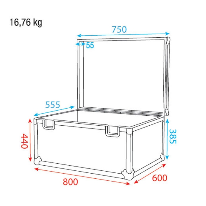 SHOWGEAR D7423B Stackcase 4