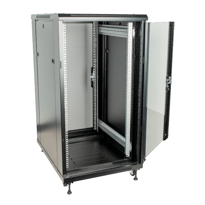 SHOWGEAR RCA-FSG Netwerkkast met glazen deur