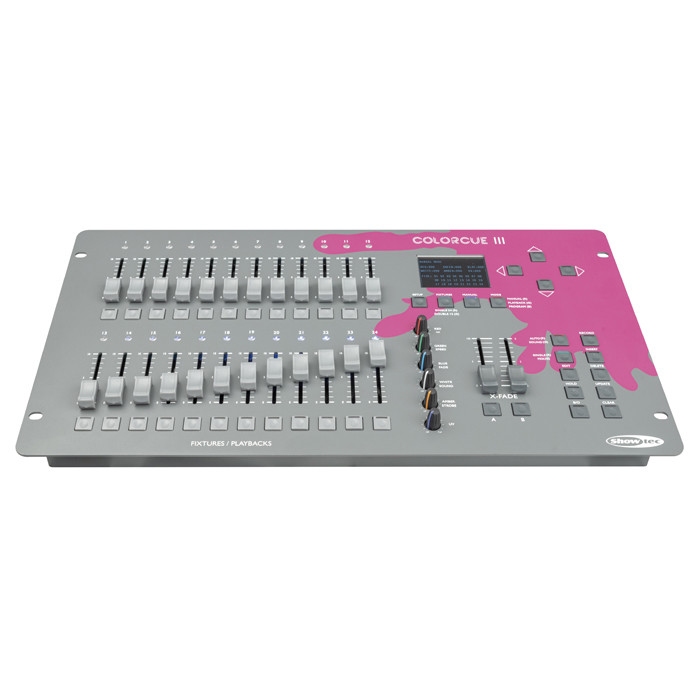 SHOWTEC ColorCue 3 LED-controller 24 faders, 6 kleuren