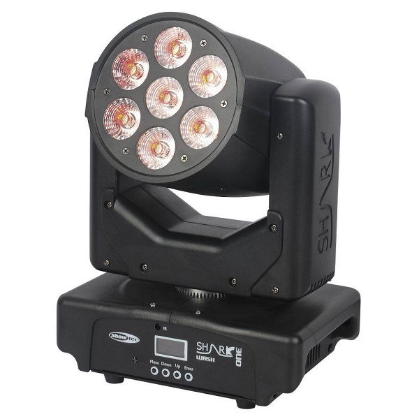 SHOWTEC Shark Wash One - LED Moving Head 7 x 12 W