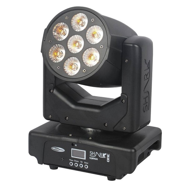 SHOWTEC Shark Wash One - LED Moving Head 7 x 12 W