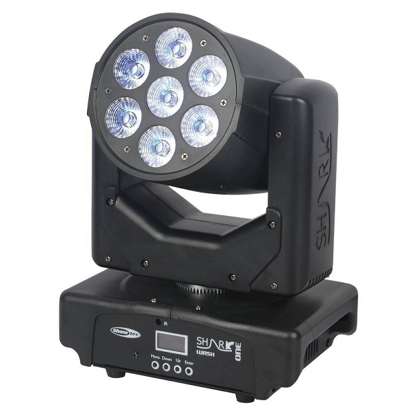 SHOWTEC Shark Wash One - LED Moving Head 7 x 12 W