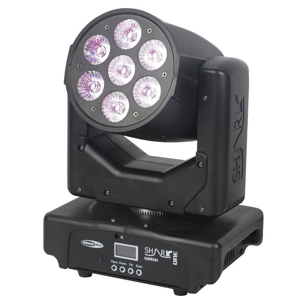 SHOWTEC Shark Wash One - LED Moving Head 7 x 12 W