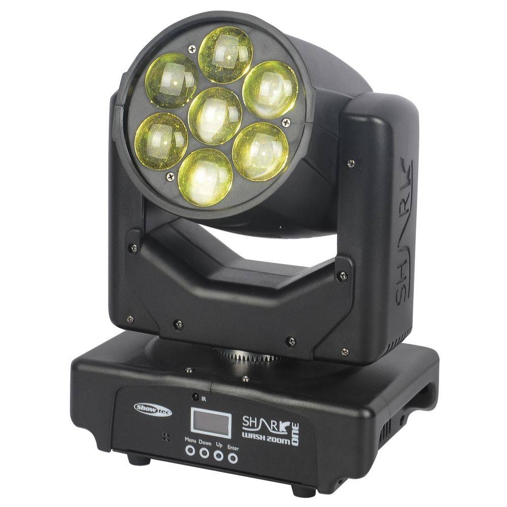 SHOWTEC Shark Wash Zoom One - LED Moving Head 7 x 15 W