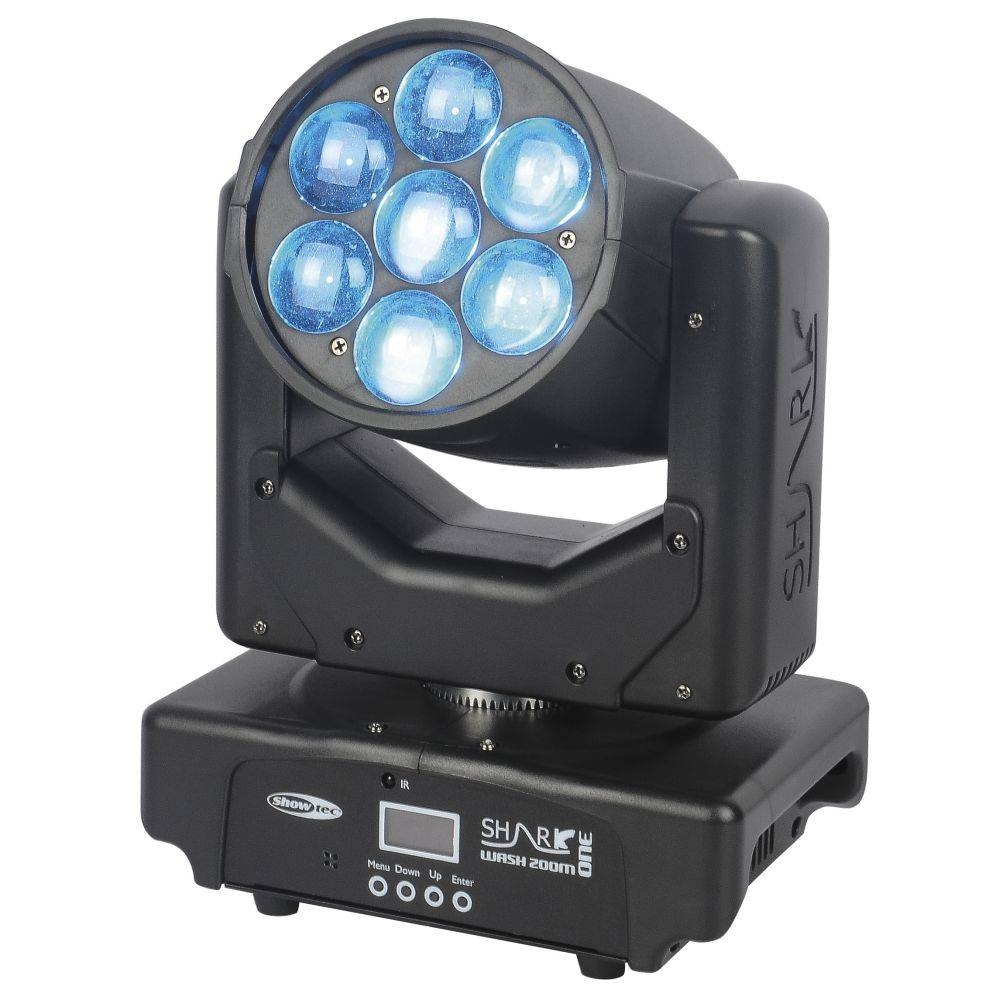 SHOWTEC Shark Wash Zoom One - LED Moving Head 7 x 15 W