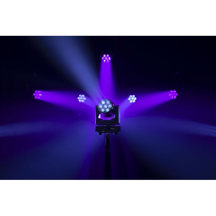 SHOWTEC Shark Wash Zoom Two Moving Head 7 x 30W RGBW