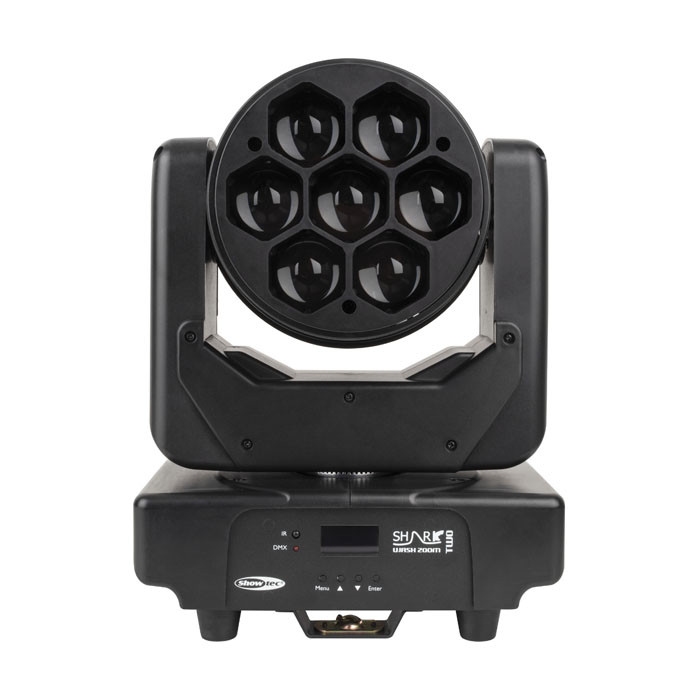 SHOWTEC Shark Wash Zoom Two Moving Head 7 x 30W RGBW