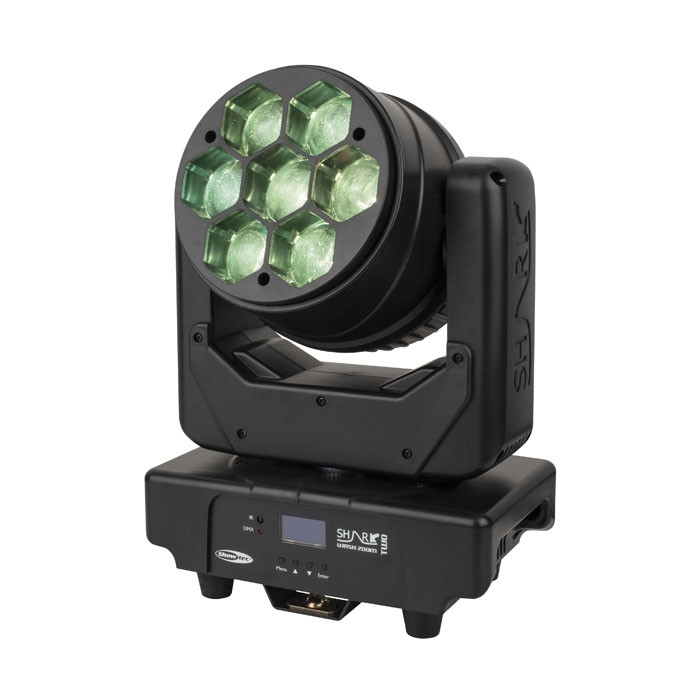 SHOWTEC Shark Wash Zoom Two Moving Head 7 x 30W RGBW
