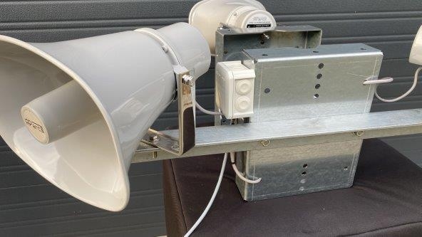 SMS Paalklem montage luidsprekers lichtmast 80-270mm