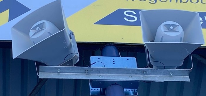 SMS Rigging Optionele Steun voor 2 speakers 1m recht (per stuk)