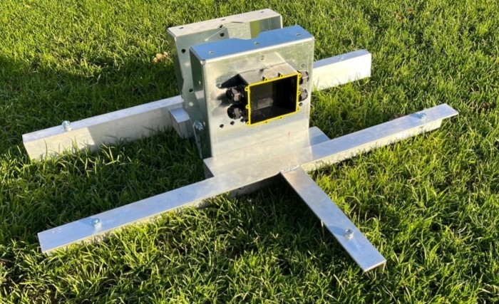 SMS Rigging Optionele Steun voor 3 speakers T vorm (per stuk)