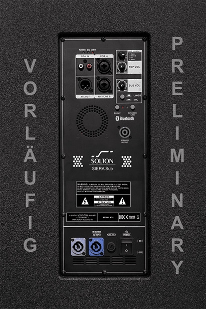 SOLTON SIERRA Actief Linear Source PA Systeem