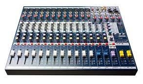 SOUNDCRAFT EFX12II 12Ch. Mixer met Lexicon Effects processor