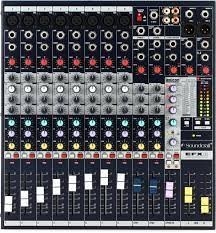 SOUNDCRAFT EFX8II 8Ch. Mixer met Lexicon Effects processor