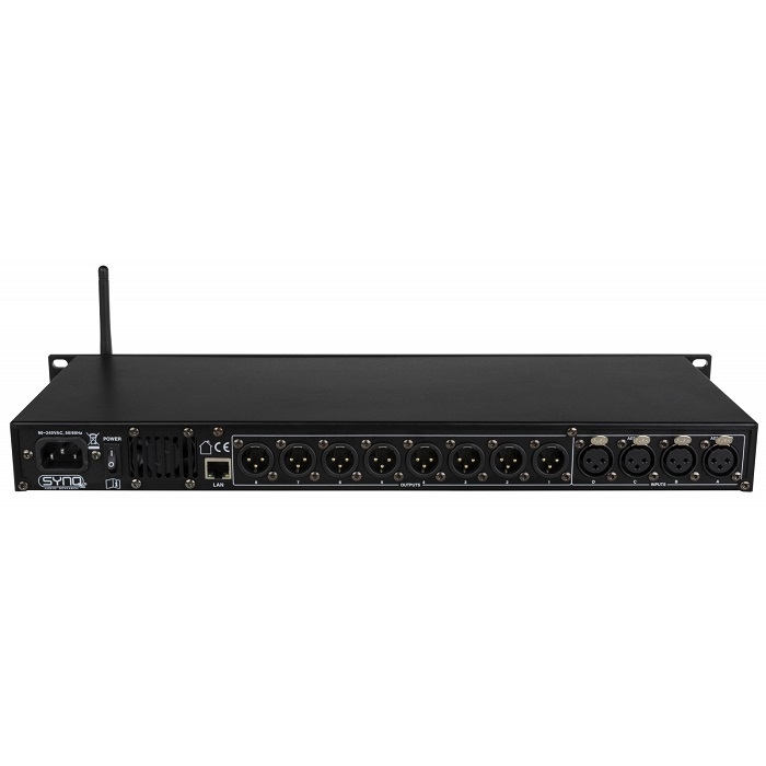 SYNQ DLP-48W Luidspreker Processor 4 ingangen & 8 uitgangen