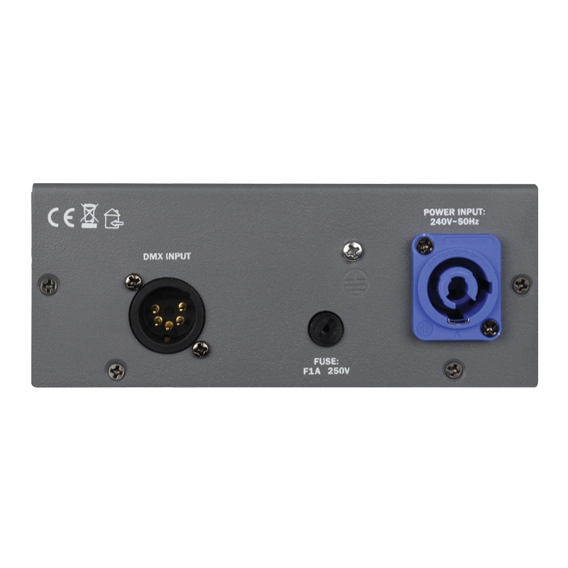 TRANSCENSION HS 2 Hybride PowerCON DMX Distributie/Splitter