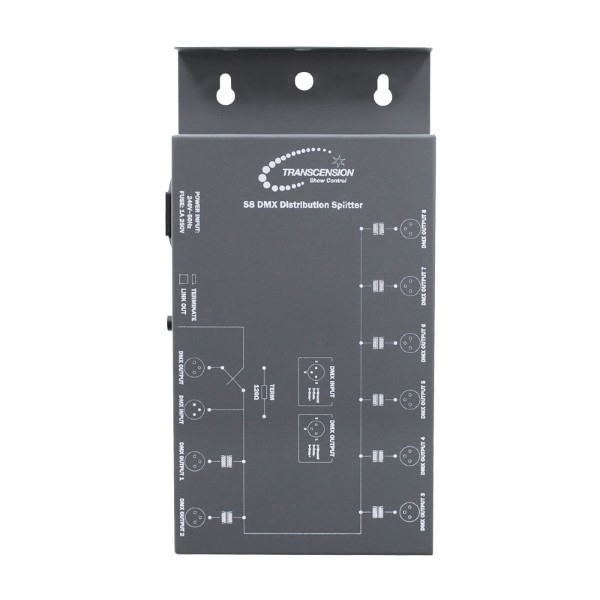 TRANSCENSION S8 DMX Booster/ Distributor
