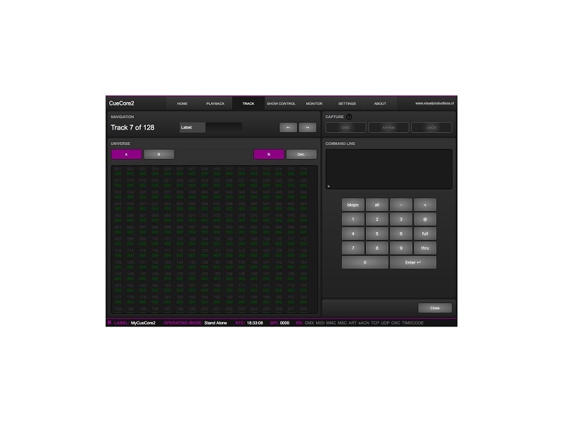 VISUAL PRODUCTIONS CueCore2 DMX Interface
