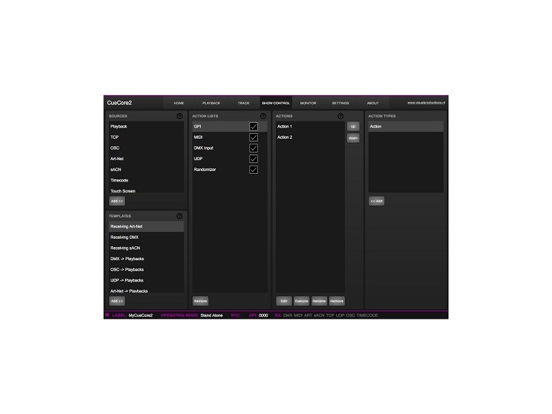 VISUAL PRODUCTIONS CueCore2 DMX Interface