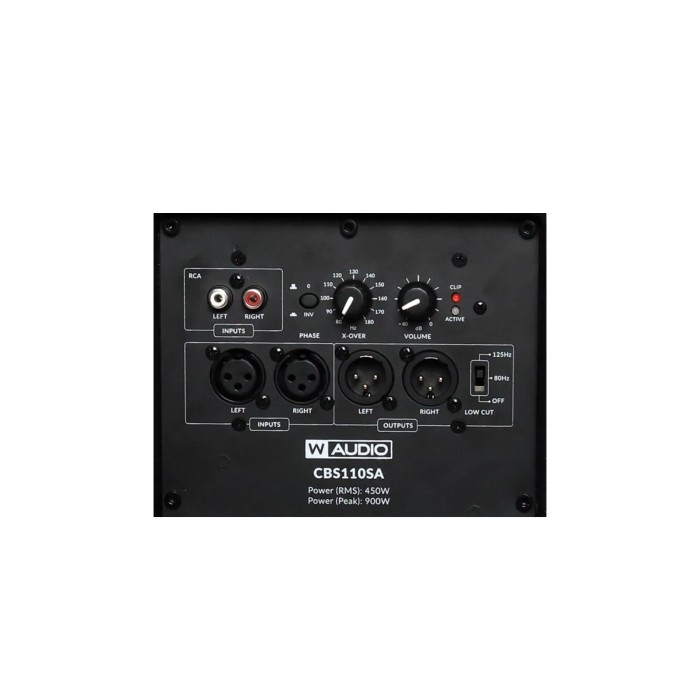 W AUDIO Actieve Subwoofer 350W RMS
