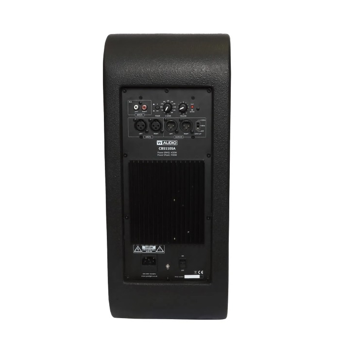 W AUDIO Actieve Subwoofer 350W RMS