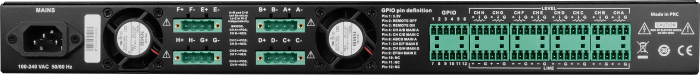 WHARFEDALE DP-8015i Eindversterker 8-kanaals 100V / 70V