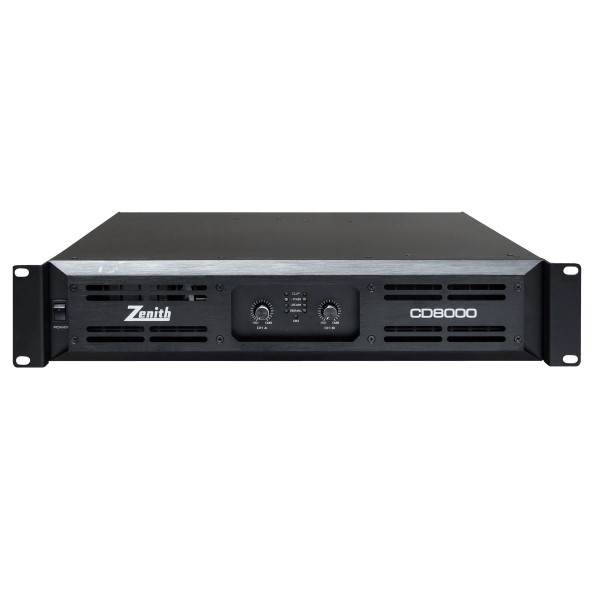 ZENITH CD 8000 Versterker 2x 4000 W @ 2 Ohm / 2500W @ 4 Ohm