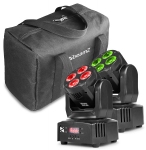 BEAMZ MHL36 Moving Head set van 2 in tas