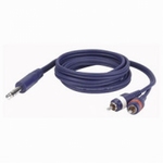 DAP FL35 150 Signaalkabel 2x Tulp Male - 1x Stereo Jack