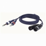 DAP FL44 Signaalkabel 2x Mono Jack - 2x XLR Male