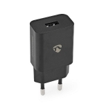 NEDIS WCHAU242ABK Oplader 12 W 1x 2.4 A Outputs: 1 x USB-A