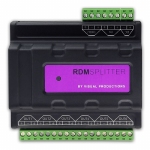 VISUAL PRODUCTIONS DMX Splitter 1 in / 6 out DIN Rail