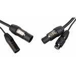 HILEC Outdoor Combi Kabel 3pin XLR - DMX / Powercon True1