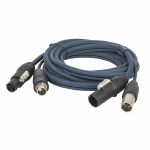 DAP Power/DMX Combikabel PowerCON True1 & 5-pin XLR IP65