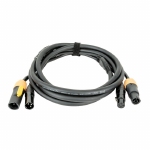 DAP Power/DMX Combikabel Power Pro True & 3-pin XLR