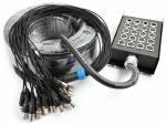 RH CONNEX CX164 STAGE SNAKE 16-IN 4-OUT XLR 30 Meter