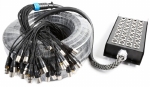 RH CONNEX CX166 STAGE SNAKE 24-IN 4-OUT XLR 30 Meter