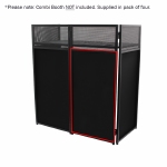 EQUINOX EQLED026C Combi Booth System Black Lycra Set