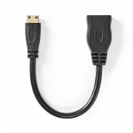 NEDIS CVGP34590BK02 High Speed HDMI Kabel met Ethernet 0,20m