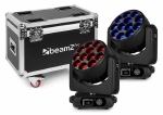 BEAMZ PRO MHL1240 Set 2x Wash Moving Head 12 x 40W