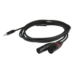 DAP FLX46 stereo mini-jack to 2 XLR/M 3P