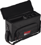 GATOR Soft Case 1/2 rack ontvanger + 2 microfoons