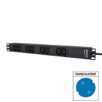 CAYMON - PSR108E/B - Spanningsverdeler 19 inch (EURO)