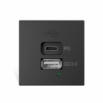 CAYMON - CP45PUSB65 - Zwart - 65W 20V/3.25A