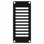 CAYMON - CASY102/B - ventilatieplaatje - 1 space