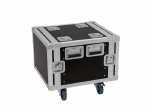 ROADINGER Flightcase Pro-versie met wielen 8 HE