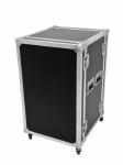 ROADINGER Flightcase Pro-versie met wielen 15 HE