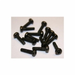 Boutje M3x12 Zwart Bol kop