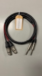 SMS Inprikkabel 2x XLR female naar 2x Jack st 3 meter